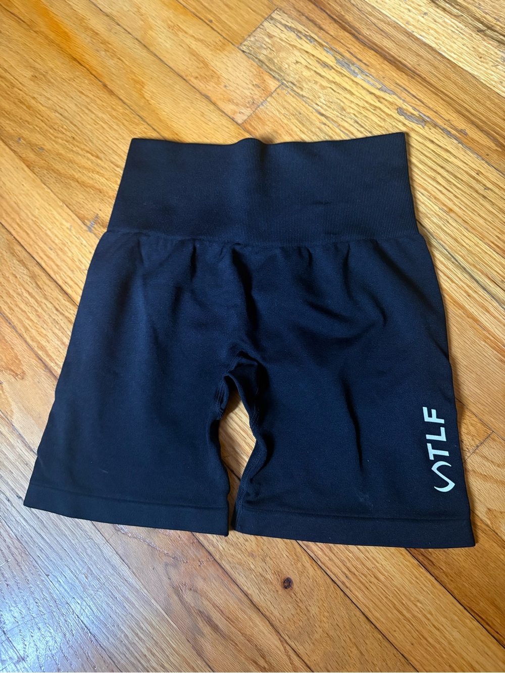 VTLF Black High-Waist Bike Shorts for Women